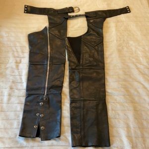 Womens Leather Riding Chaps
